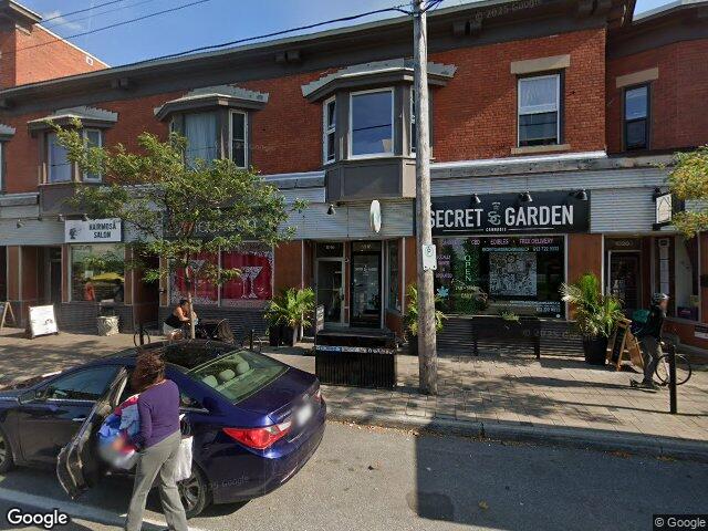 Street view for Secret Garden Cannabis, 1018 Wellington St W, Ottawa ON