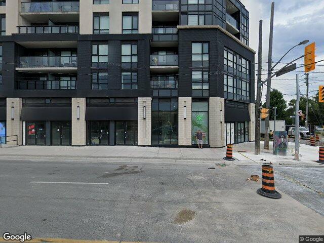 Street view for Sensations Cannabis, 1391 O'Connor Dr, Toronto ON