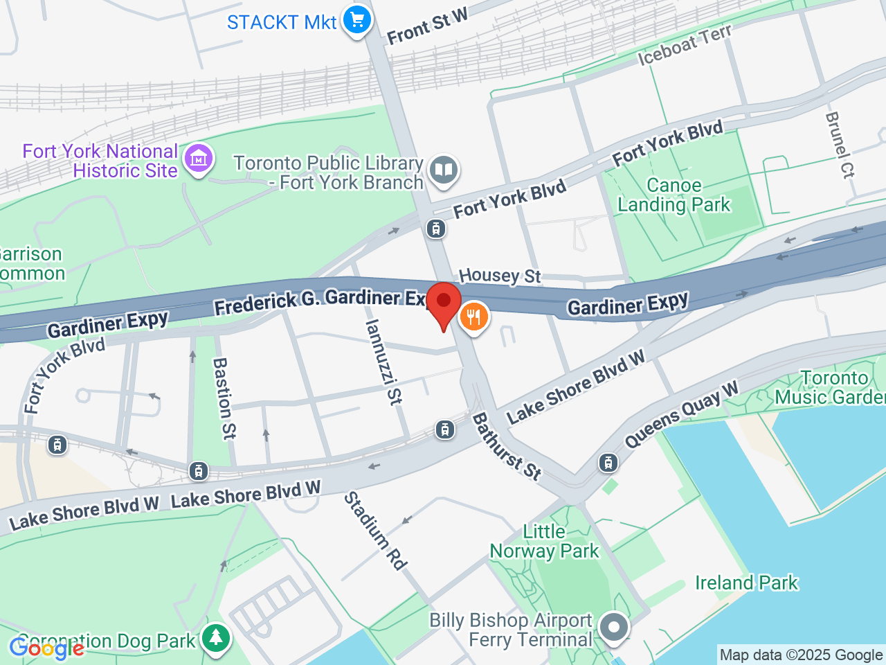 Street map for Seoul Cannabis, 22 Bathurst St, Toronto ON