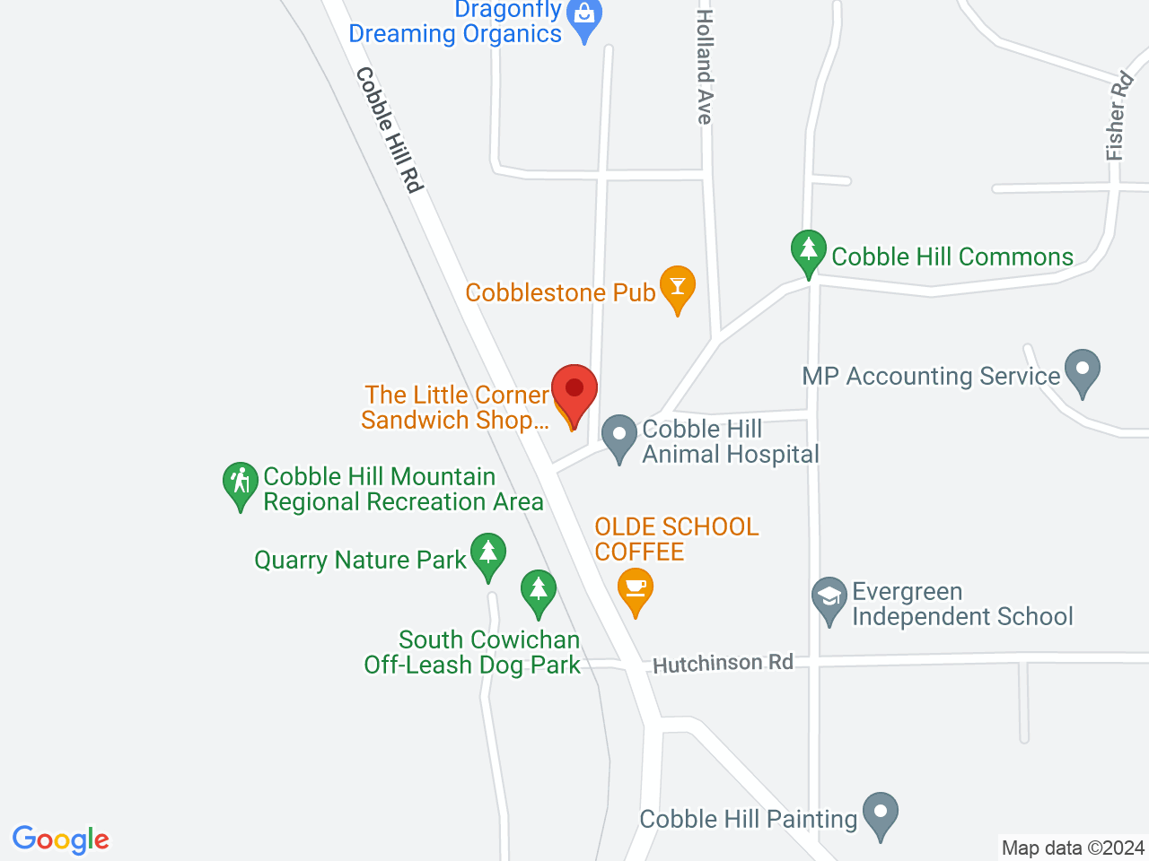 Street map for Warmland Cannabis Centre, 3541 Cobble Hill Rd, Cobble Hill BC