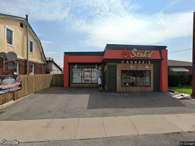 Street view for Stok'd Cannabis, 5736 Stanley Ave, Niagara Falls ON