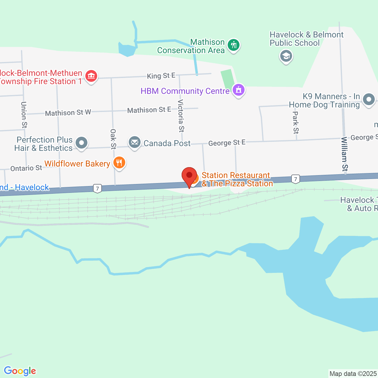 Street map for Sunfish Cannabis, 30 Ottawa St, Havelock ON