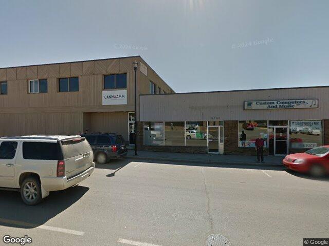 Street view for Plain Jane Cannabis, 9909 100 Ave, Peace River AB