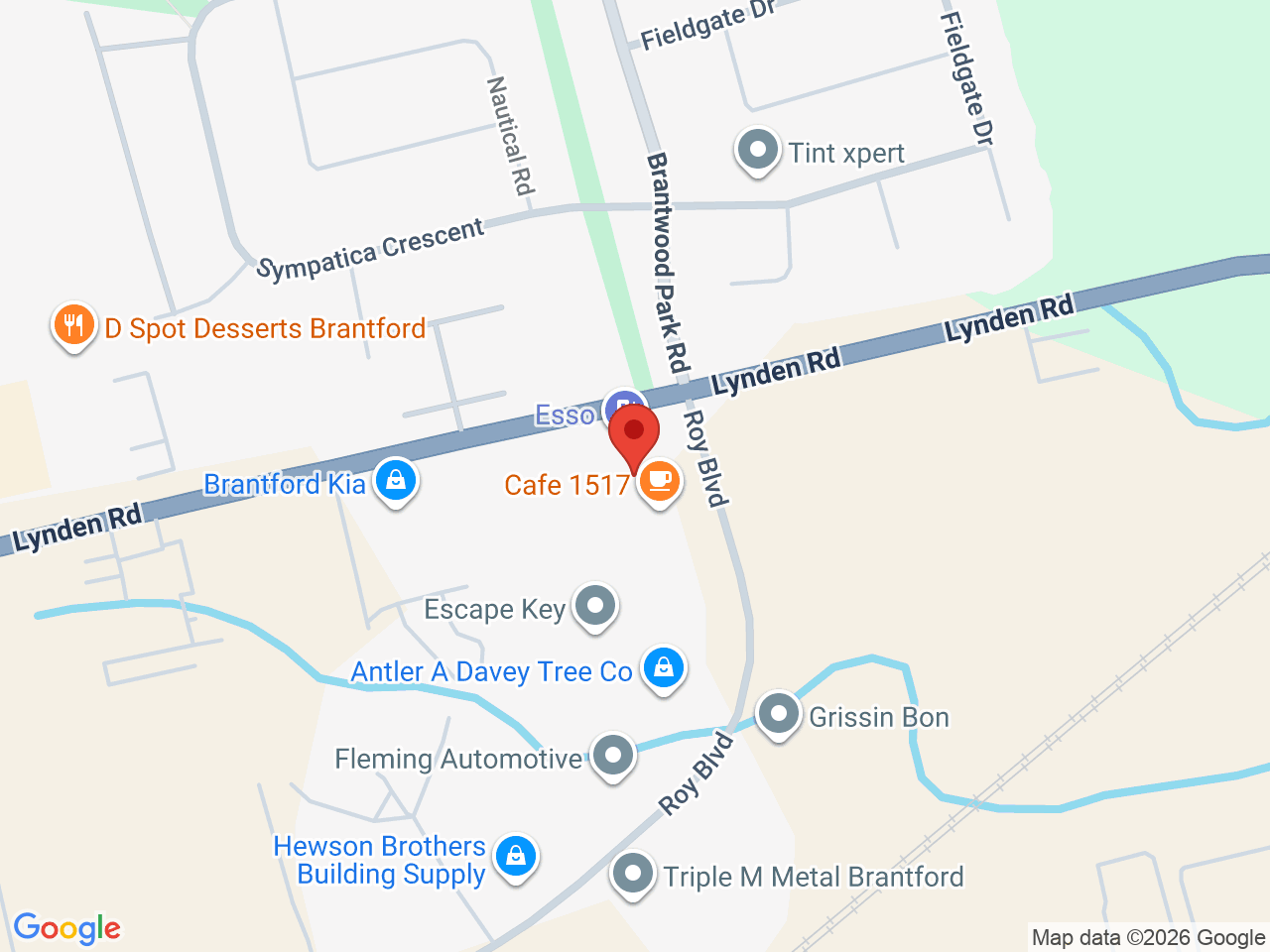 Street map for Sweet Releafs Inc., 248 Lynden Rd, Brantford ON