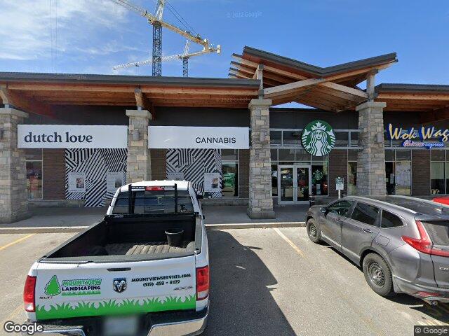 Street view for Sessions Cannabis, 450 Columbia St W, Waterloo ON