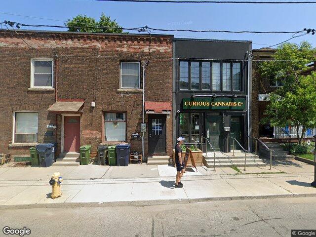 Street view for The Curious Cannabis Co, 2140 Dundas St W, Toronto ON