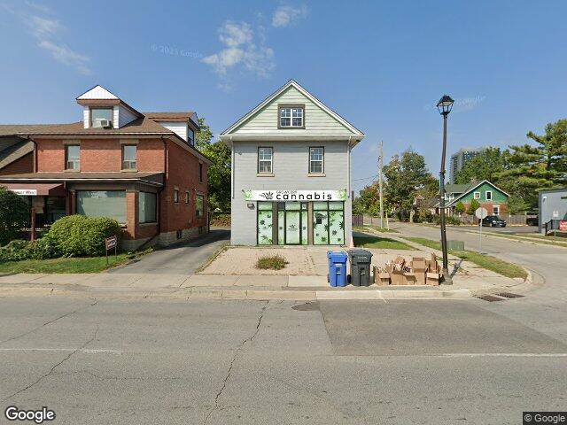Street view for Growcery Cannabis, 178 Queen St W, Brampton ON