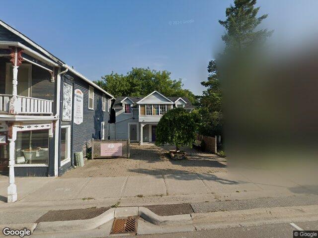 Street view for High Demand Cannabis, 12 Queen St, Cookstown ON