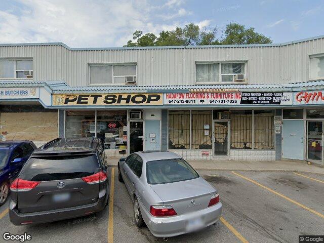 Street view for Spot420 The Cannabis Store, 2147 Weston Rd, Toronto ON