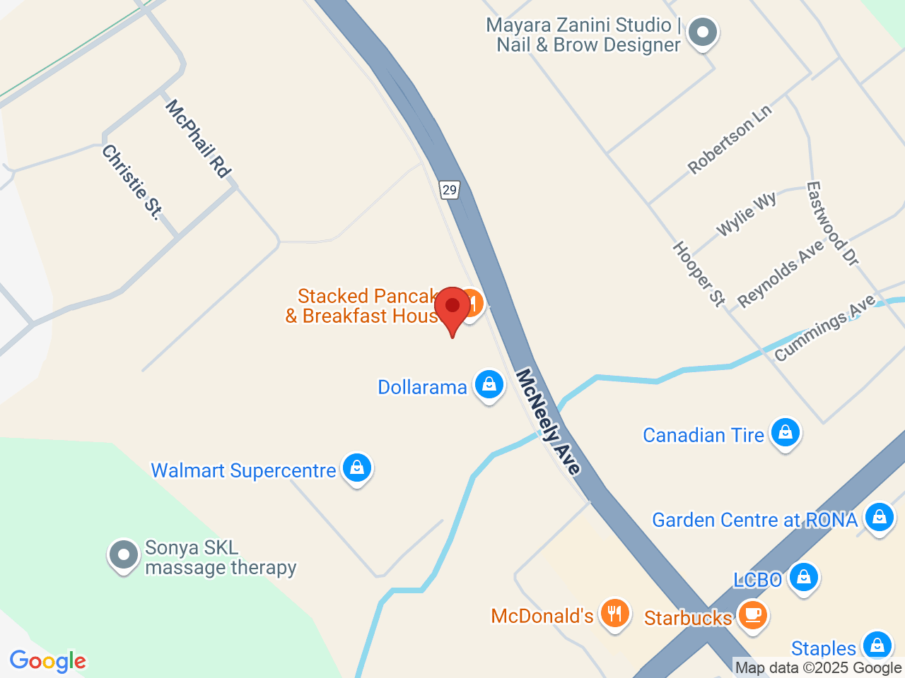 Street map for Inspired Cannabis Co., 438 McNeely Ave, Carleton Place ON