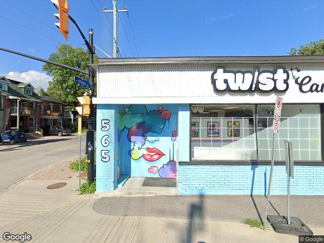 Street view for Twist Cannabis, 565 Bronson Ave, Ottawa ON