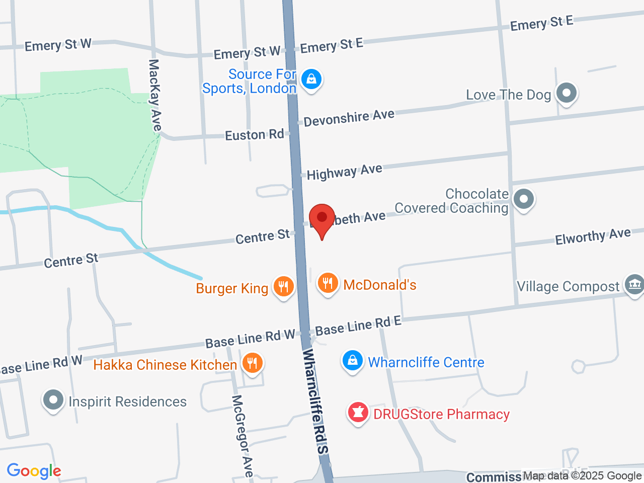 Street map for Value Buds, 450 Wharncliffe Rd S, London ON