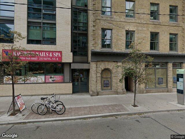 Street view for Value Buds, 251 King St E, Toronto ON