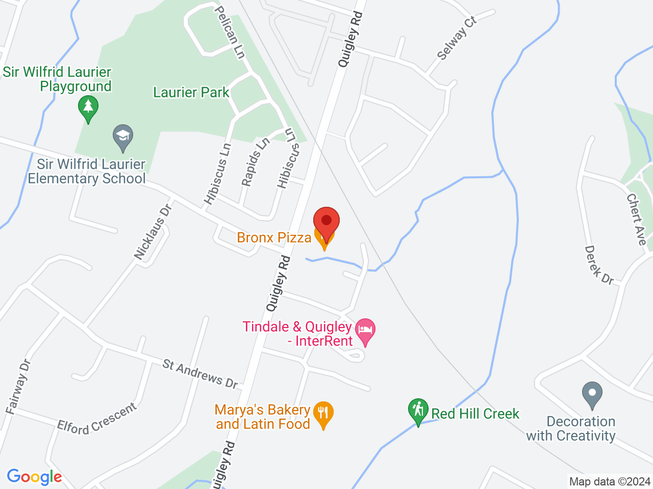 Street map for We'd Cannabis, 205 Quigley Rd, Hamilton ON