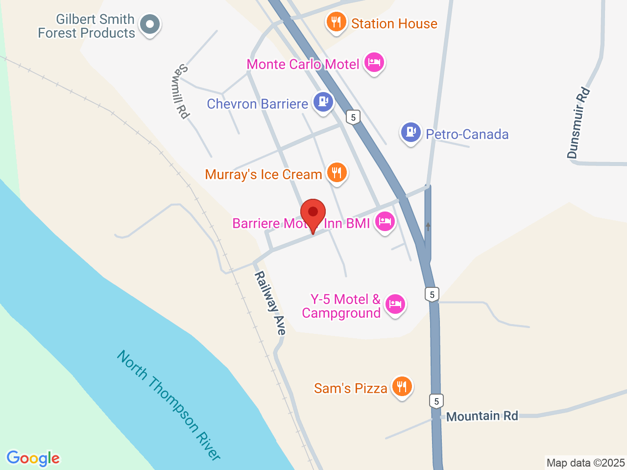 Street map for Barriere Budz Cannabis, Lilley Rd, Barriere BC