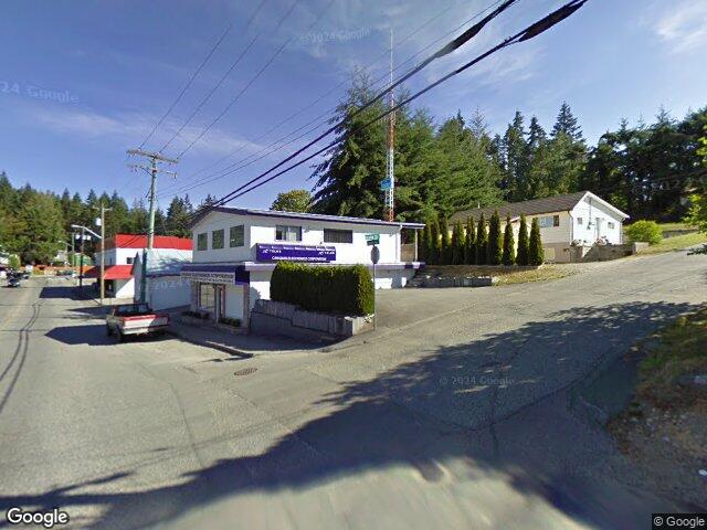 Street view for Cranberry Cannabis, 5712 Manson Ave, Powell River BC