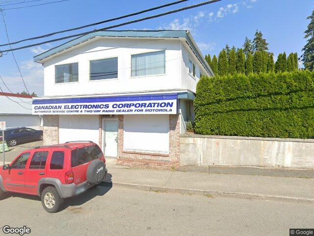 Street view for Cranberry Cannabis, 5712 Manson Ave, Powell River BC