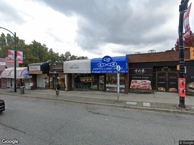 Street view for Elmwood Cannabis, 3178 Cambie St, Vancouver BC