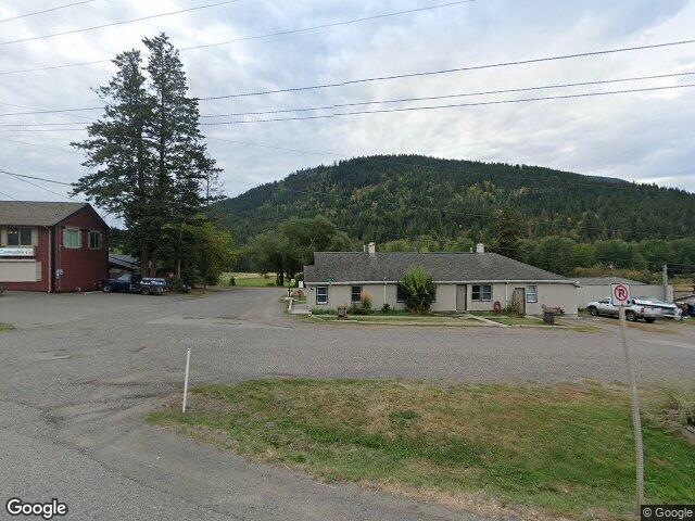 Street view for Highway Cannabis Co, 5661 Highway 97, Falkland BC