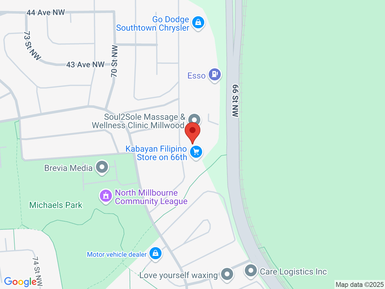 Street map for Cannabis House, 4212 66 Street NW, Edmonton AB