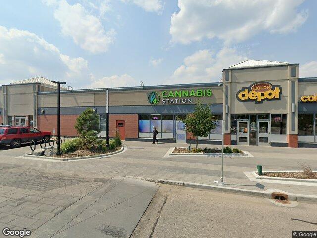 Street view for Cannabis Station, 187A Bonnie Doon Shopping Center NW, Edmonton AB