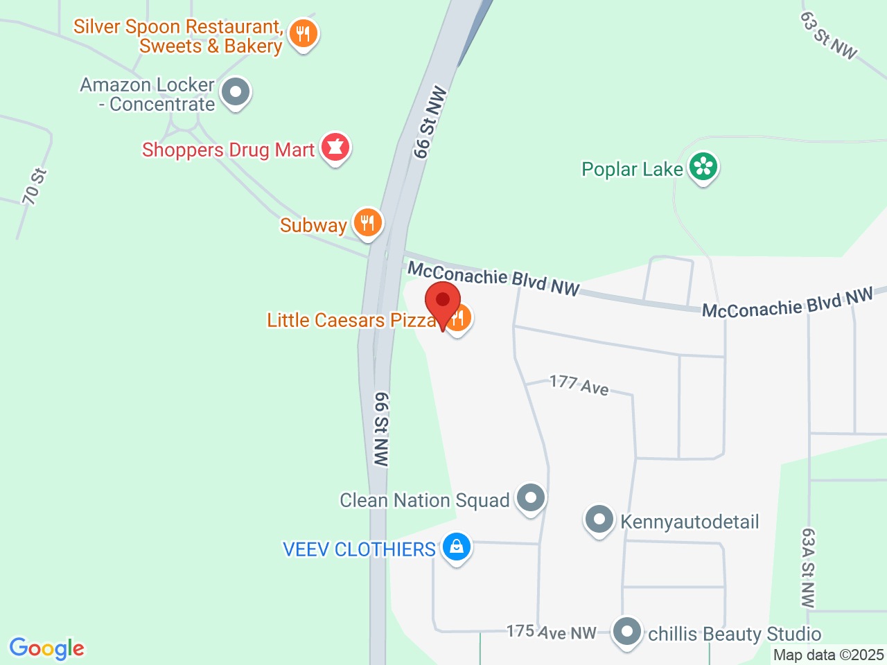 Street map for Cannabis Discounter Maclab, 1470 McConachie Blvd NW, Edmonton AB