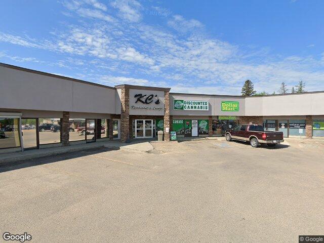 Street view for Discounted Cannabis, 105-4600 48 St, Stony Plain AB