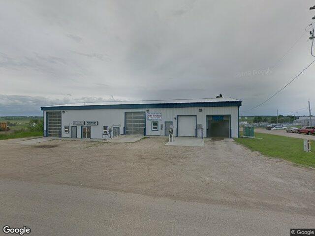 Street view for F&L Cannabis Inc., 5201 43 St, Rimbey AB