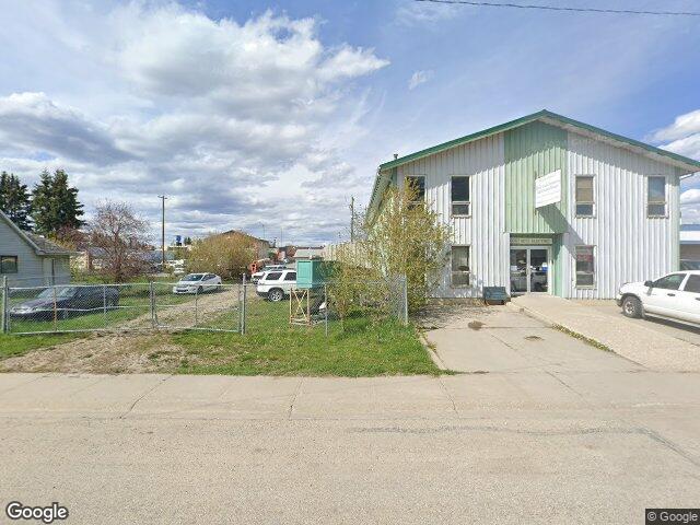 Street view for Green Solution Cannabis, 4507 47 Ave, Rocky Mountain House AB