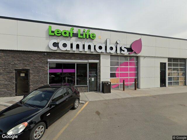 Street view for Leaf Life Cannabis Kingsland, 560 69 Ave SW #110, Calgary AB