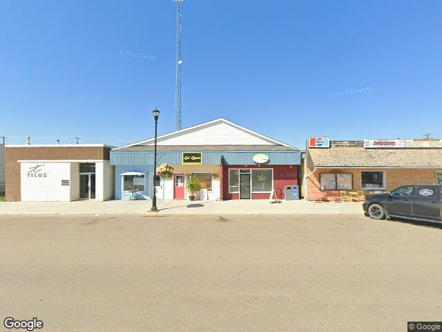 Street view for The Potterie, 113 Main St SW, Falher AB