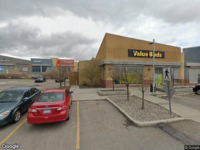 Street view for Value Buds Beacon Hill, 11662 Sarcee Trail NW, Calgary AB