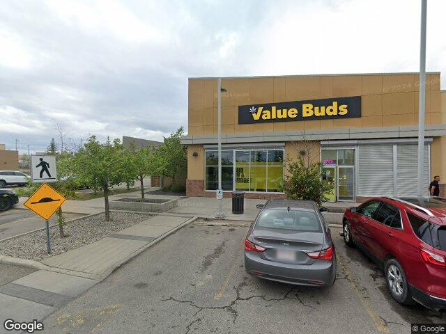 Street view for Value Buds Beacon Hill, 11662 Sarcee Trail NW, Calgary AB