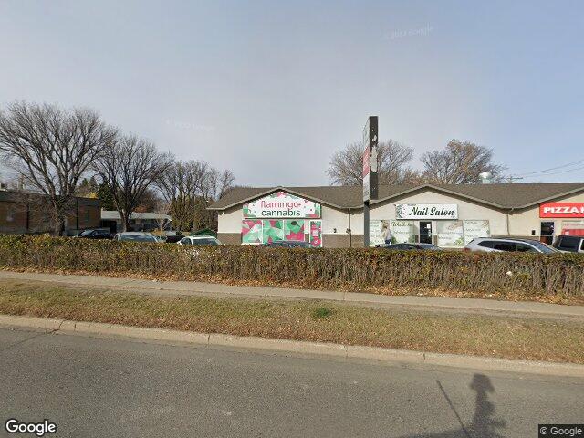 Street view for Flamingo + Cannabis, 1-2637 Victoria Ave, Brandon MB