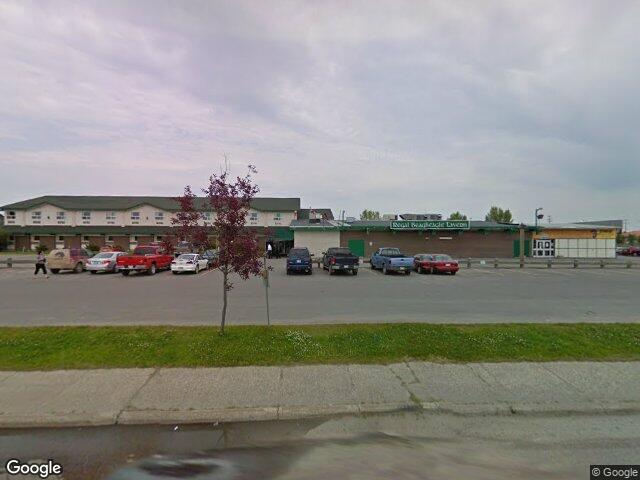 Street view for Burntwood Cannabis Shop, 146 Selkirk Ave, Thompson MB