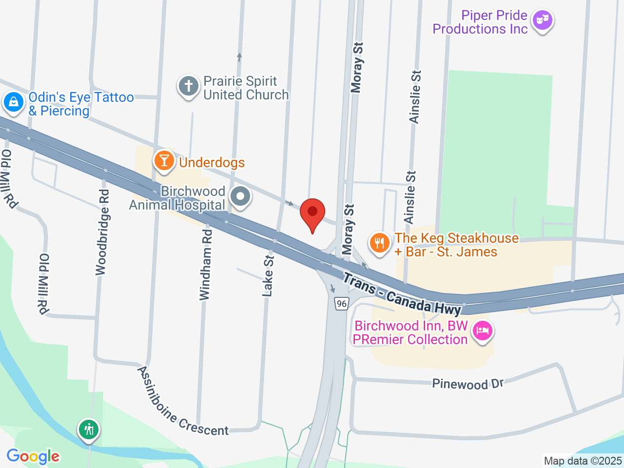 Street map for Flamingo + Cannabis Portage, 