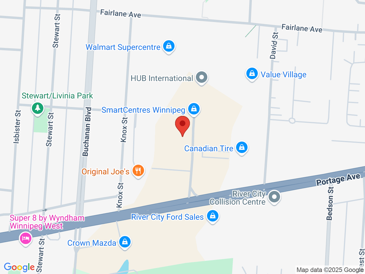 Street map for Value Buds Unicity, 6-3653 Portage Ave, Winnipeg MB