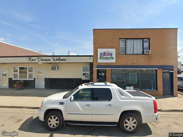 Street view for Galaxie Greens and Edibles, 132 1st St NE, Weyburn SK