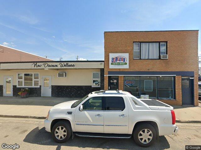 Street view for Galaxie Greens and Edibles, 132 1st St NE, Weyburn SK