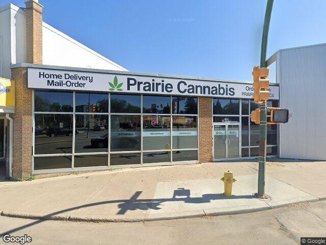 Street view for Prairie Cannabis, 1002 8th St E, Saskatoon SK