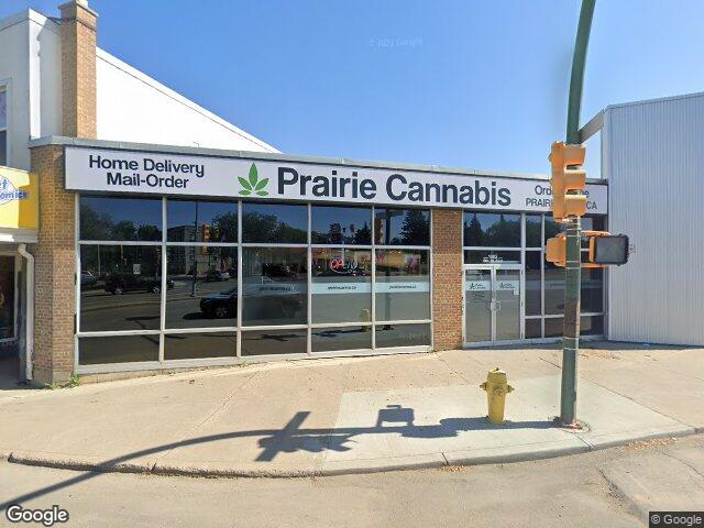 Street view for Prairie Cannabis, 1002 8th St E, Saskatoon SK