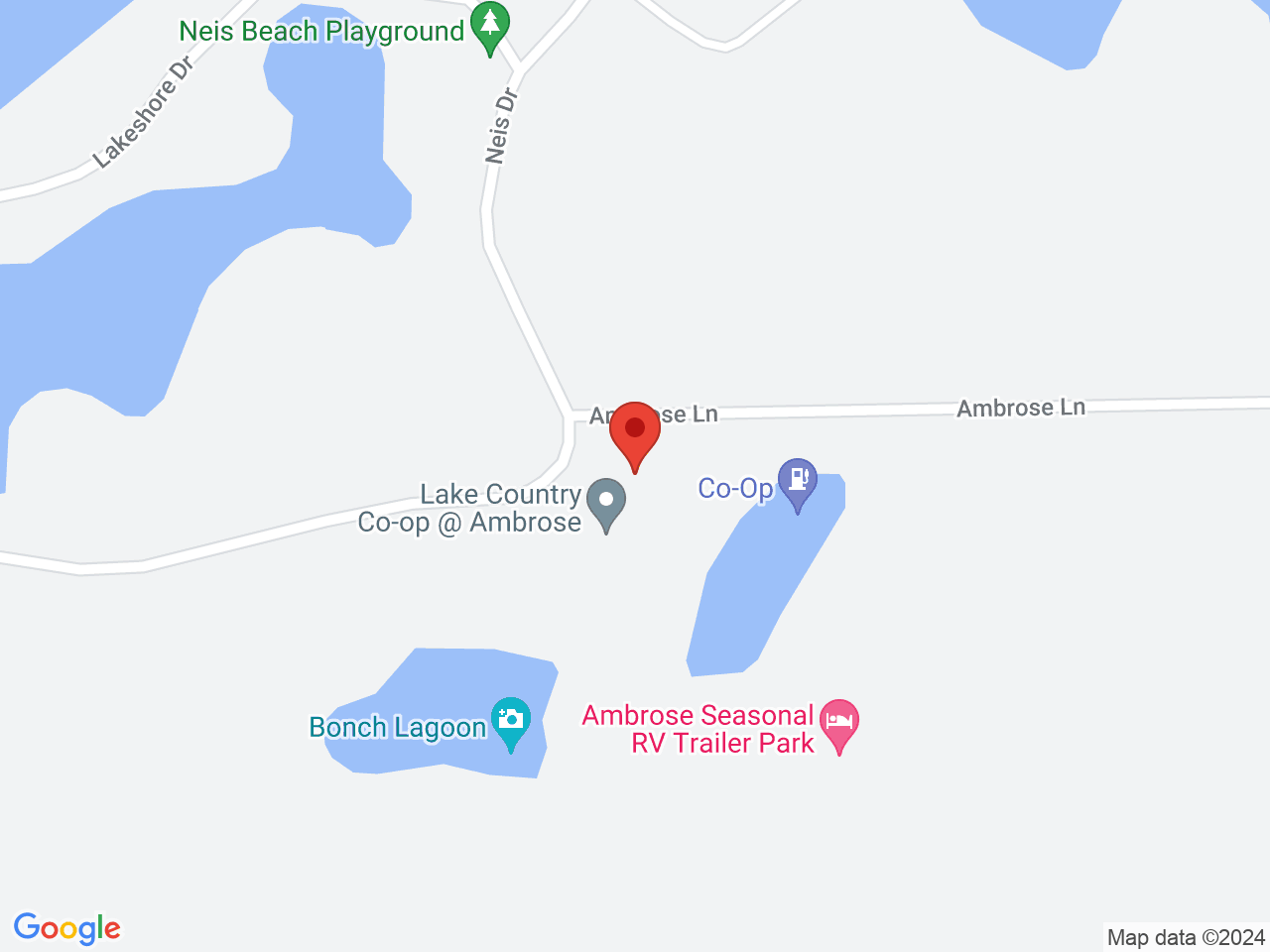 Street map for Sprucebuds Cannabis, 191 Ambrose Lane, Emma Lake SK