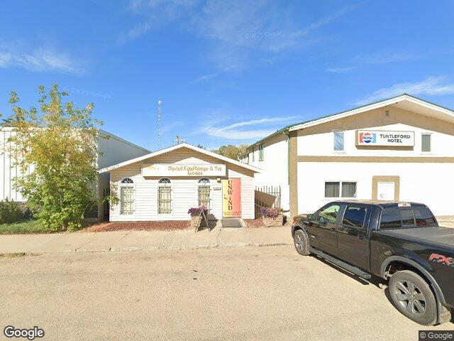 Street view for Unwind Aquamassage & Tan, 207 Main St, Turtleford SK