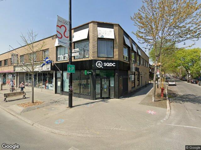 Street view for SQDC Promenade Masson, 3311 rue Masson, Montreal QC