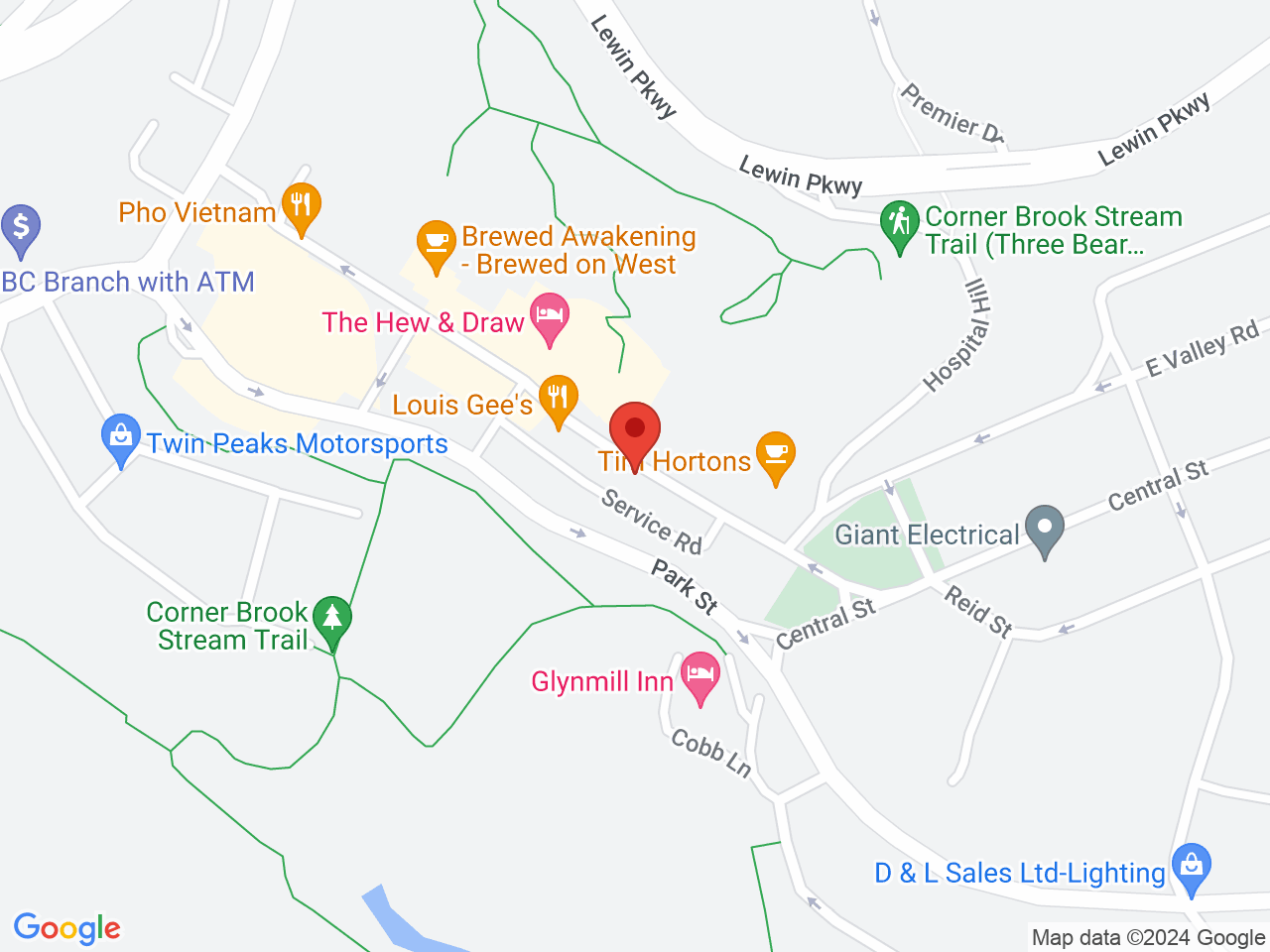 Street map for Bee HighVE, 86 West St, Corner Brook NL