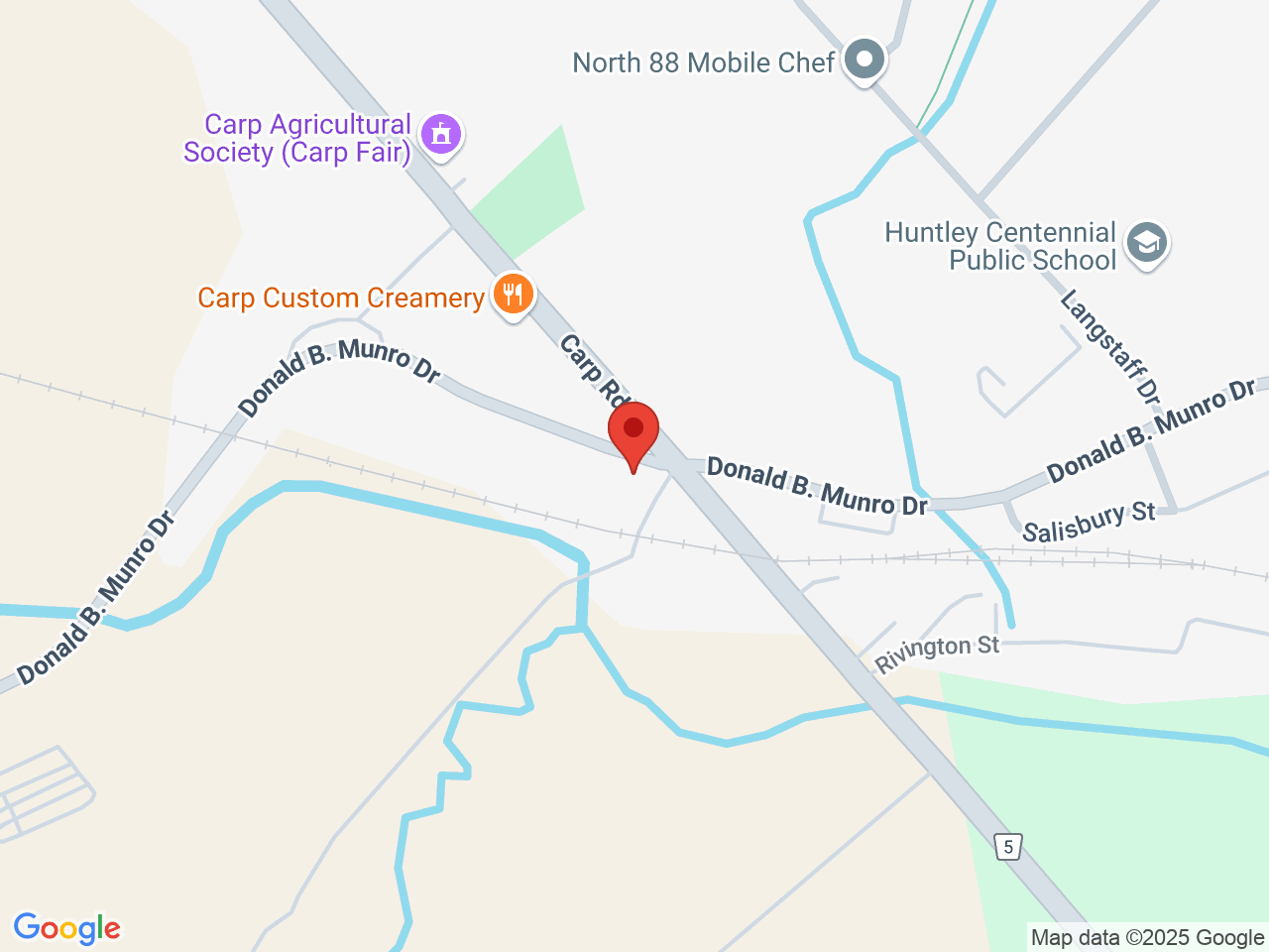 Street map for Valley Bud, 433 Donald B Munro Dr, Carp ON