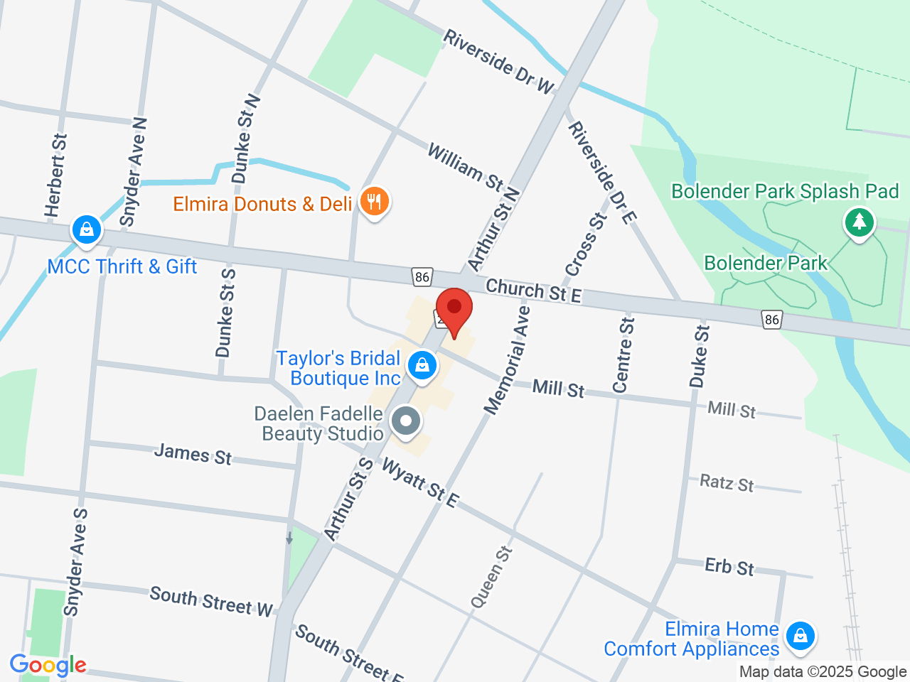 Street map for VIP Cannabis Co., 33 Arthur St S, Elmira ON