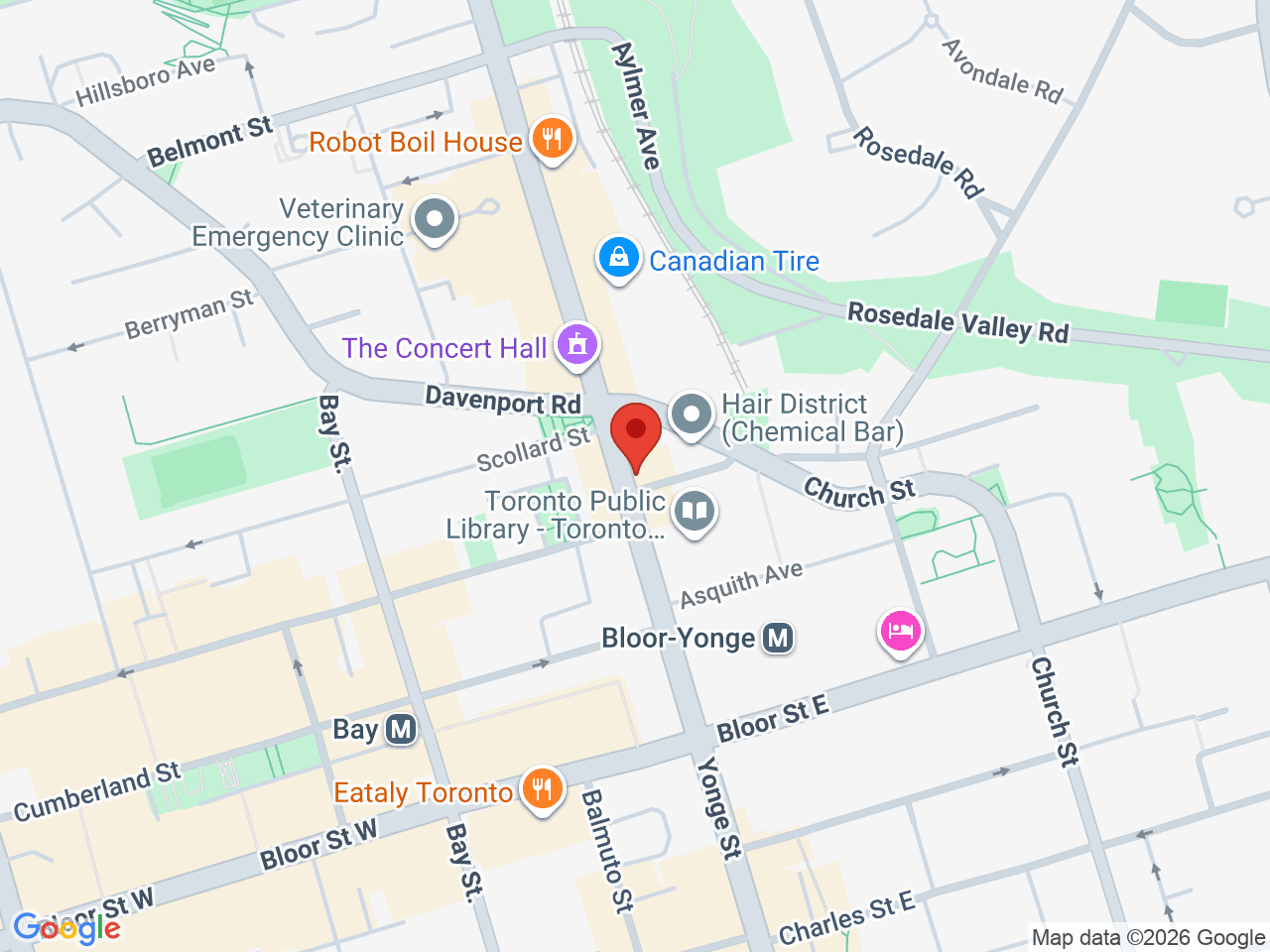 Street map for Weedjar, 809 Yonge St, Toronto ON