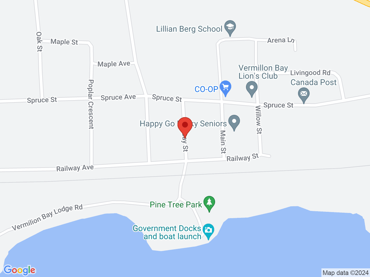 Street map for West End Cannabis Co., 146 Vermillion Bay St, Vermillion Bay ON