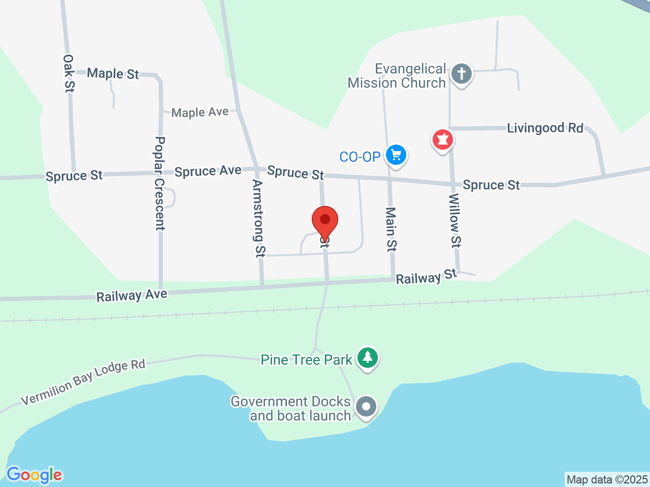 Street map for West End Cannabis Co., 146 Vermillion Bay St, Vermillion Bay ON